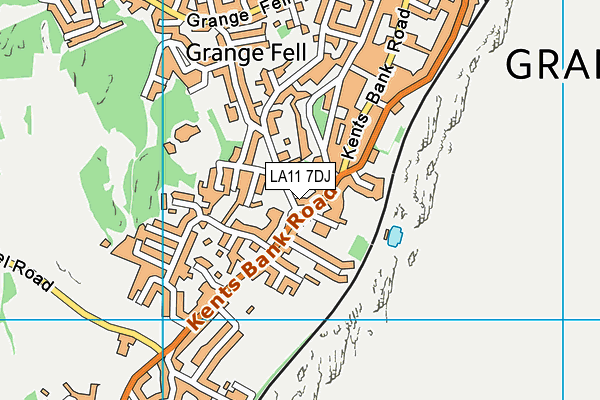 LA11 7DJ map - OS VectorMap District (Ordnance Survey) LA11 7DJ map - OS VectorMap District (Ordnance Survey)