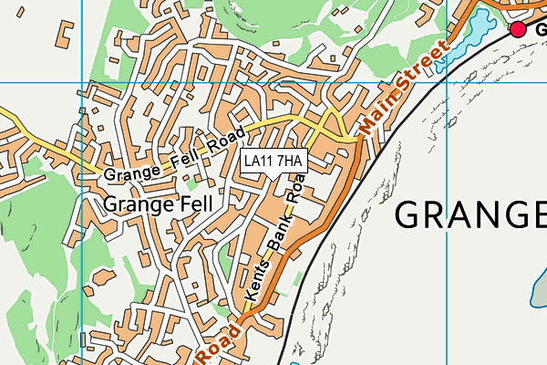 LA11 7HA map - OS VectorMap District (Ordnance Survey) LA11 7HA map - OS VectorMap District (Ordnance Survey)