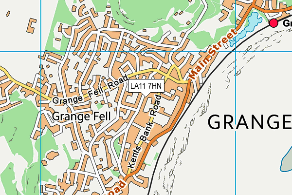 LA11 7HN map - OS VectorMap District (Ordnance Survey)