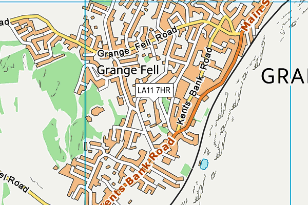 LA11 7HR map - OS VectorMap District (Ordnance Survey) LA11 7HR map - OS VectorMap District (Ordnance Survey)