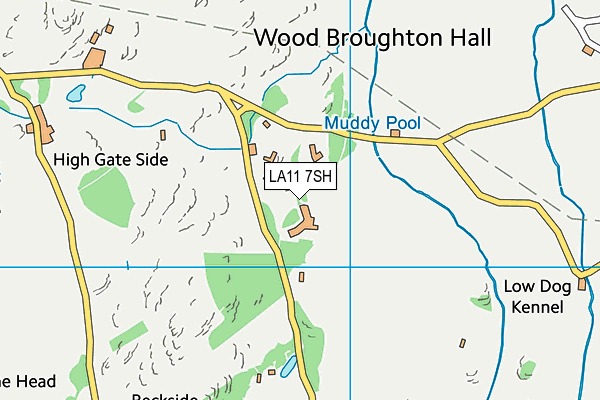 LA11 7SH map - OS VectorMap District (Ordnance Survey) LA11 7SH map - OS VectorMap District (Ordnance Survey)