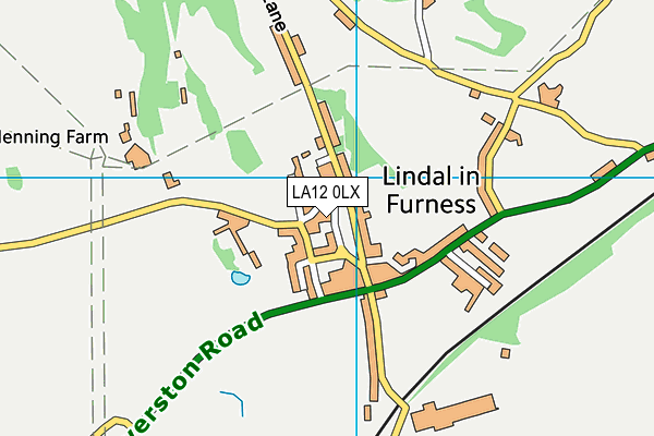 LA12 0LX map - OS VectorMap District (Ordnance Survey) LA12 0LX map - OS VectorMap District (Ordnance Survey)