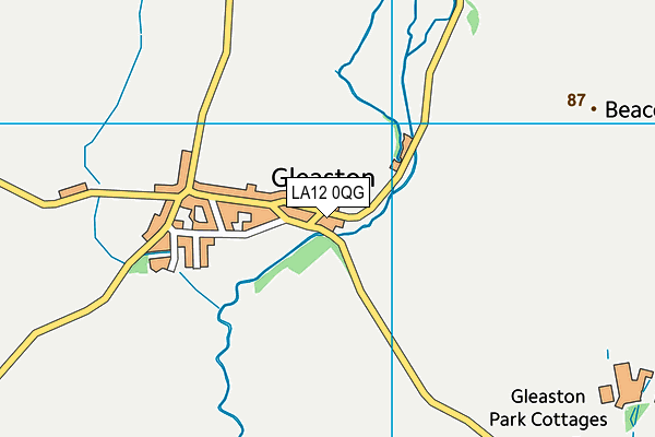 LA12 0QG map - OS VectorMap District (Ordnance Survey) LA12 0QG map - OS VectorMap District (Ordnance Survey)
