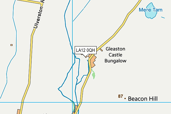 LA12 0QH map - OS VectorMap District (Ordnance Survey) LA12 0QH map - OS VectorMap District (Ordnance Survey)