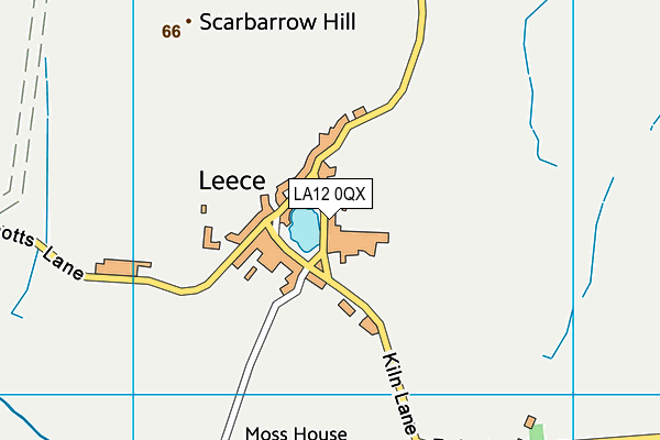 LA12 0QX map - OS VectorMap District (Ordnance Survey)
