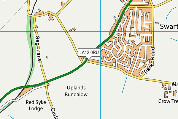 LA12 0RU map - OS VectorMap District (Ordnance Survey) LA12 0RU map - OS VectorMap District (Ordnance Survey)