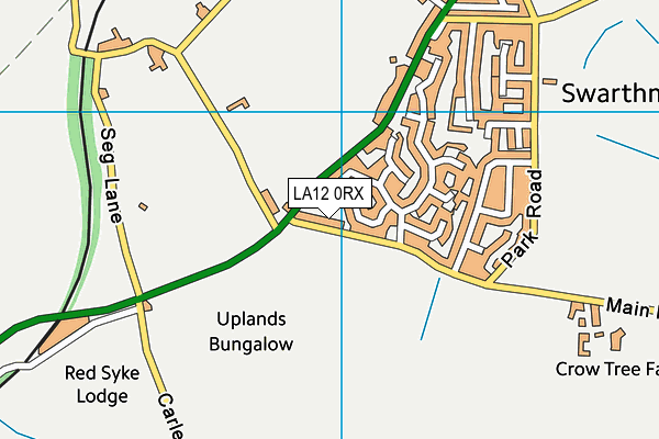 LA12 0RX map - OS VectorMap District (Ordnance Survey) LA12 0RX map - OS VectorMap District (Ordnance Survey)