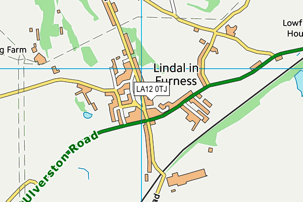 LA12 0TJ map - OS VectorMap District (Ordnance Survey) LA12 0TJ map - OS VectorMap District (Ordnance Survey)