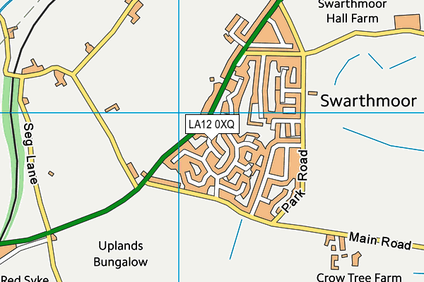 LA12 0XQ map - OS VectorMap District (Ordnance Survey) LA12 0XQ map - OS VectorMap District (Ordnance Survey)