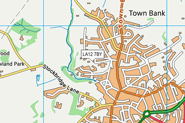 LA12 7BY map - OS VectorMap District (Ordnance Survey) LA12 7BY map - OS VectorMap District (Ordnance Survey)