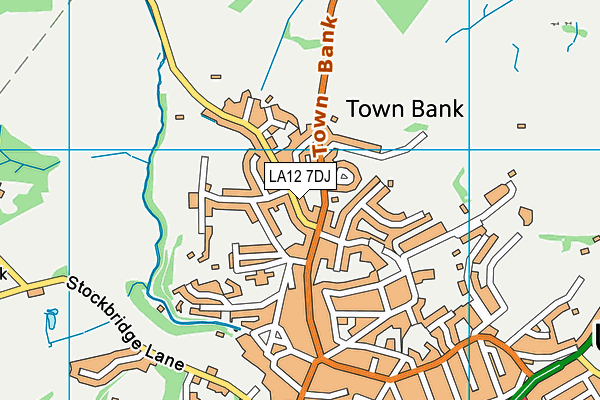LA12 7DJ map - OS VectorMap District (Ordnance Survey) LA12 7DJ map - OS VectorMap District (Ordnance Survey)