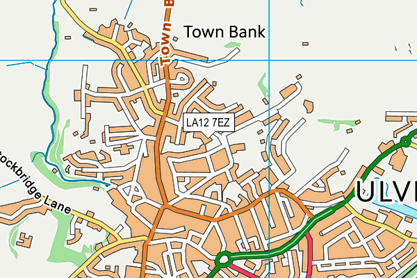 LA12 7EZ map - OS VectorMap District (Ordnance Survey) LA12 7EZ map - OS VectorMap District (Ordnance Survey)