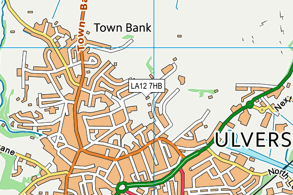 LA12 7HB map - OS VectorMap District (Ordnance Survey) LA12 7HB map - OS VectorMap District (Ordnance Survey)