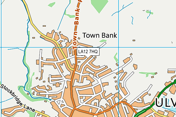 LA12 7HQ map - OS VectorMap District (Ordnance Survey) LA12 7HQ map - OS VectorMap District (Ordnance Survey)