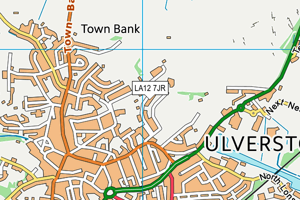 LA12 7JR map - OS VectorMap District (Ordnance Survey) LA12 7JR map - OS VectorMap District (Ordnance Survey)