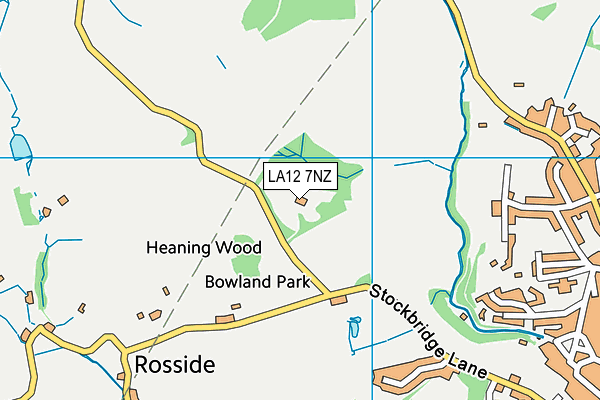 LA12 7NZ map - OS VectorMap District (Ordnance Survey) LA12 7NZ map - OS VectorMap District (Ordnance Survey)