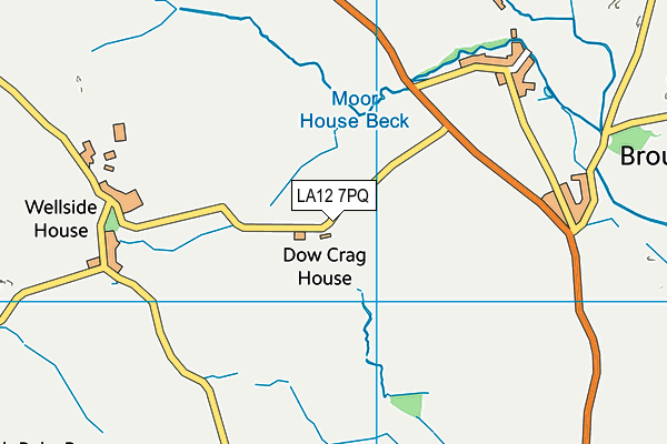 LA12 7PQ map - OS VectorMap District (Ordnance Survey) LA12 7PQ map - OS VectorMap District (Ordnance Survey)