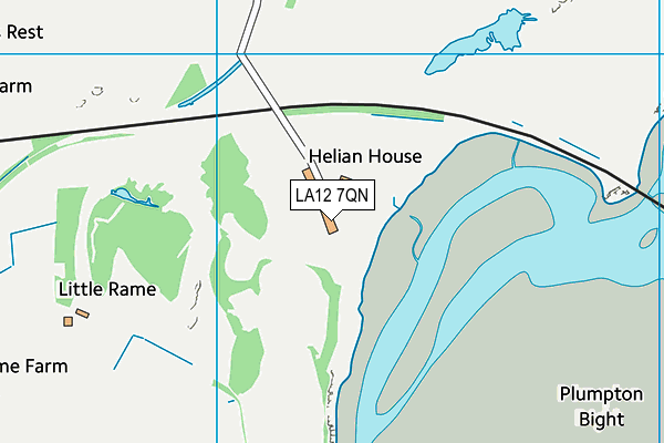 LA12 7QN map - OS VectorMap District (Ordnance Survey) LA12 7QN map - OS VectorMap District (Ordnance Survey)