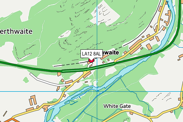 LA12 8AL map - OS VectorMap District (Ordnance Survey) LA12 8AL map - OS VectorMap District (Ordnance Survey)