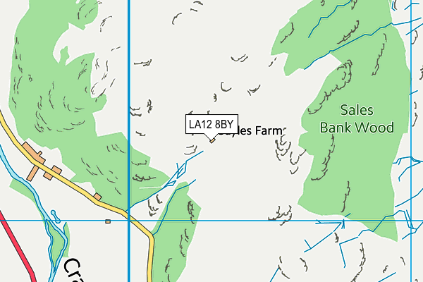 LA12 8BY map - OS VectorMap District (Ordnance Survey) LA12 8BY map - OS VectorMap District (Ordnance Survey)