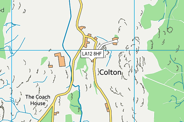 LA12 8HF map - OS VectorMap District (Ordnance Survey) LA12 8HF map - OS VectorMap District (Ordnance Survey)