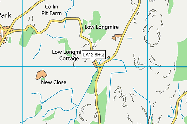 LA12 8HQ map - OS VectorMap District (Ordnance Survey) LA12 8HQ map - OS VectorMap District (Ordnance Survey)