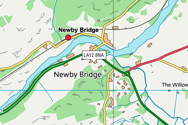 LA12 8NA map - OS VectorMap District (Ordnance Survey) LA12 8NA map - OS VectorMap District (Ordnance Survey)