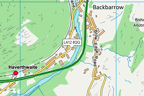 LA12 8QQ map - OS VectorMap District (Ordnance Survey) LA12 8QQ map - OS VectorMap District (Ordnance Survey)