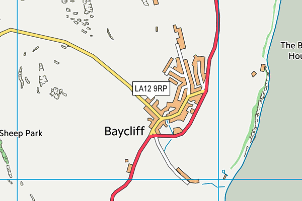 LA12 9RP map - OS VectorMap District (Ordnance Survey)