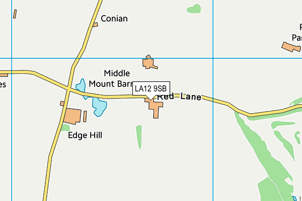 LA12 9SB map - OS VectorMap District (Ordnance Survey) LA12 9SB map - OS VectorMap District (Ordnance Survey)