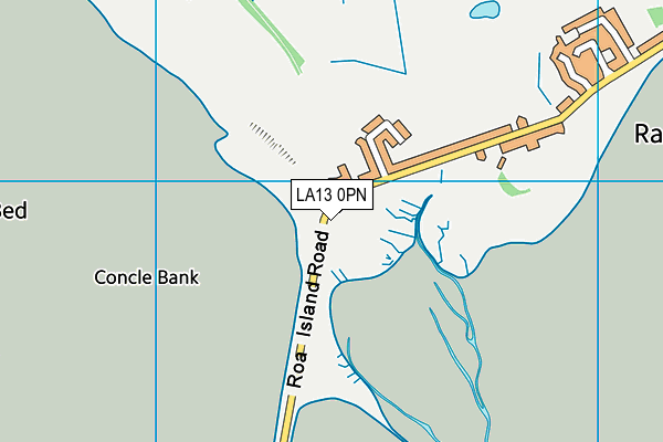 LA13 0PN map - OS VectorMap District (Ordnance Survey) LA13 0PN map - OS VectorMap District (Ordnance Survey)