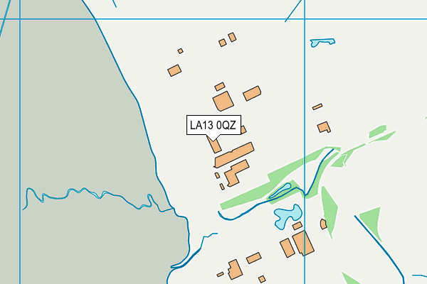 LA13 0QZ map - OS VectorMap District (Ordnance Survey) LA13 0QZ map - OS VectorMap District (Ordnance Survey)