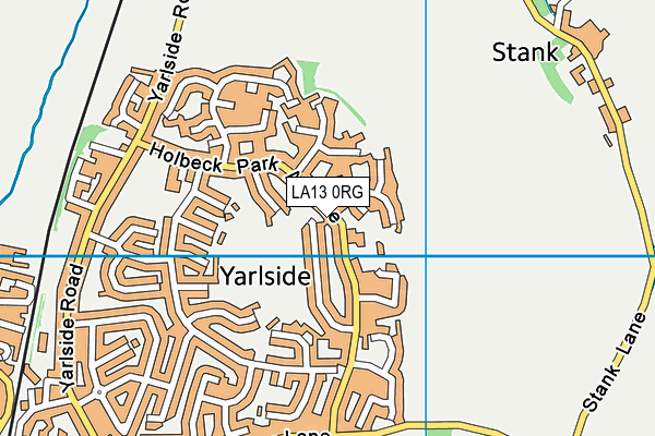 LA13 0RG map - OS VectorMap District (Ordnance Survey) LA13 0RG map - OS VectorMap District (Ordnance Survey)