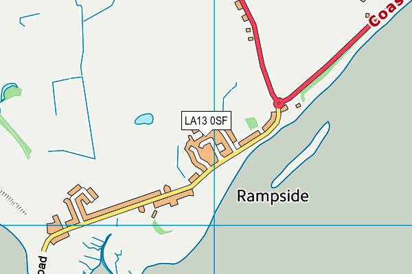 LA13 0SF map - OS VectorMap District (Ordnance Survey) LA13 0SF map - OS VectorMap District (Ordnance Survey)