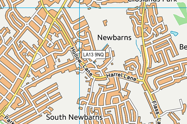 LA13 9NQ map - OS VectorMap District (Ordnance Survey) LA13 9NQ map - OS VectorMap District (Ordnance Survey)