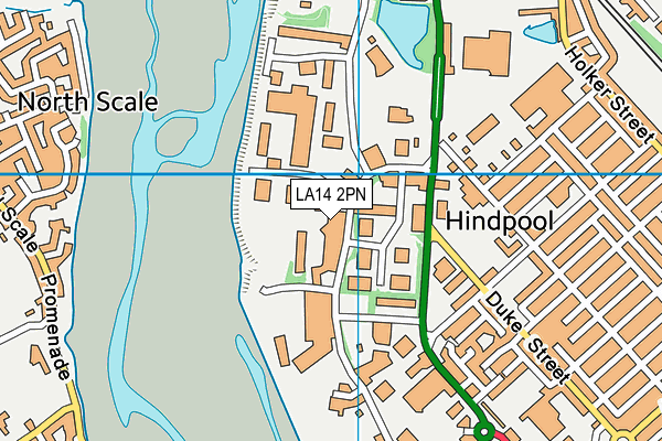 LA14 2PN map - OS VectorMap District (Ordnance Survey) LA14 2PN map - OS VectorMap District (Ordnance Survey)