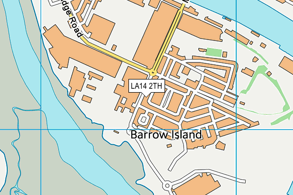 LA14 2TH map - OS VectorMap District (Ordnance Survey) LA14 2TH map - OS VectorMap District (Ordnance Survey)