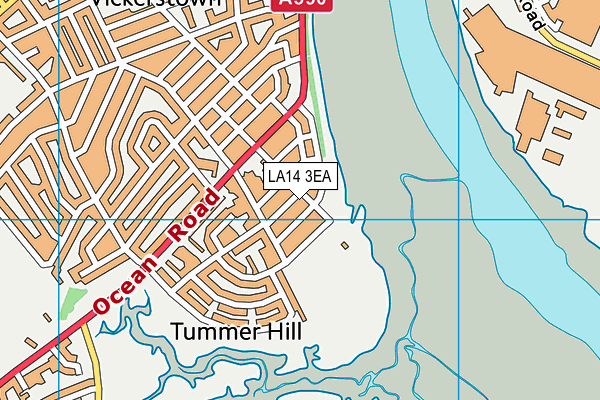 LA14 3EA map - OS VectorMap District (Ordnance Survey) LA14 3EA map - OS VectorMap District (Ordnance Survey)