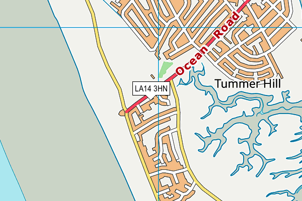 LA14 3HN map - OS VectorMap District (Ordnance Survey) LA14 3HN map - OS VectorMap District (Ordnance Survey)