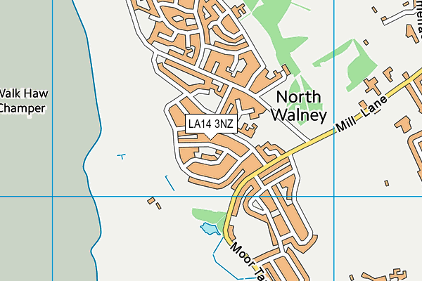 LA14 3NZ map - OS VectorMap District (Ordnance Survey) LA14 3NZ map - OS VectorMap District (Ordnance Survey)