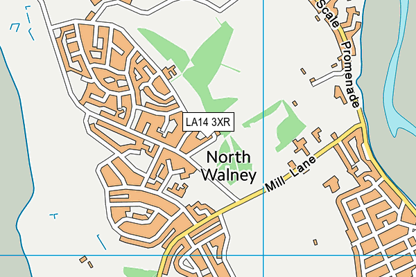 LA14 3XR map - OS VectorMap District (Ordnance Survey) LA14 3XR map - OS VectorMap District (Ordnance Survey)
