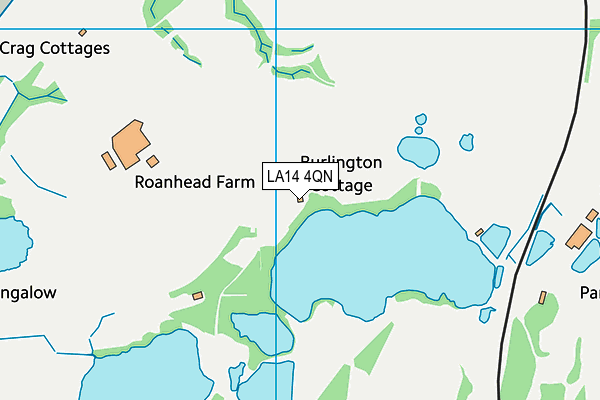 LA14 4QN map - OS VectorMap District (Ordnance Survey) LA14 4QN map - OS VectorMap District (Ordnance Survey)