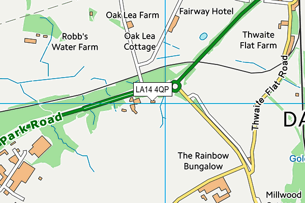 LA14 4QP map - OS VectorMap District (Ordnance Survey) LA14 4QP map - OS VectorMap District (Ordnance Survey)