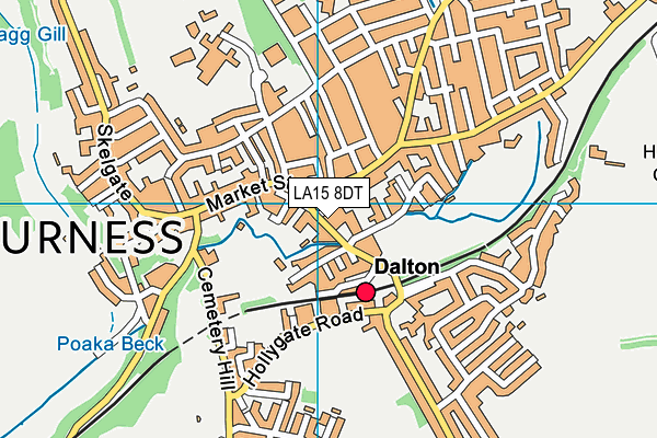 LA15 8DT map - OS VectorMap District (Ordnance Survey) LA15 8DT map - OS VectorMap District (Ordnance Survey)