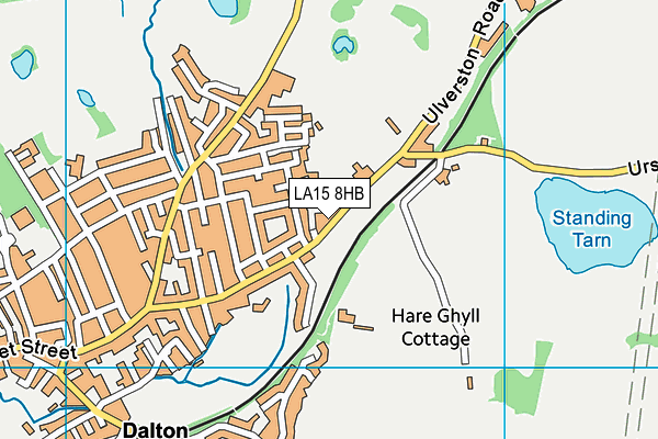 LA15 8HB map - OS VectorMap District (Ordnance Survey) LA15 8HB map - OS VectorMap District (Ordnance Survey)