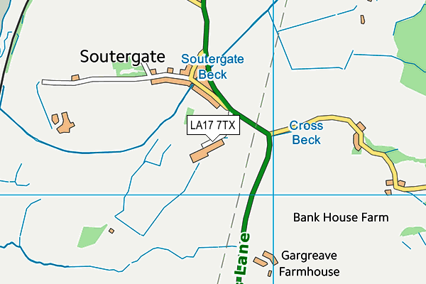 LA17 7TX map - OS VectorMap District (Ordnance Survey) LA17 7TX map - OS VectorMap District (Ordnance Survey)