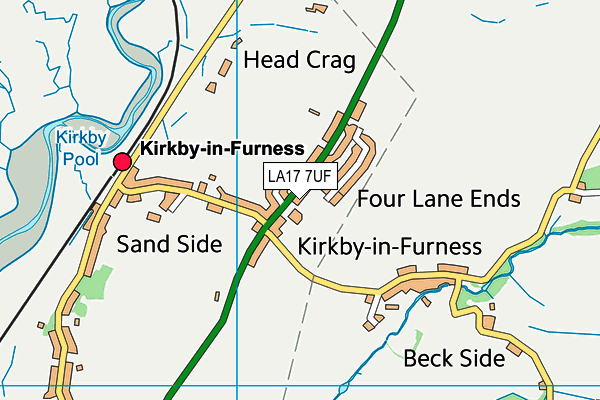 LA17 7UF map - OS VectorMap District (Ordnance Survey) LA17 7UF map - OS VectorMap District (Ordnance Survey)