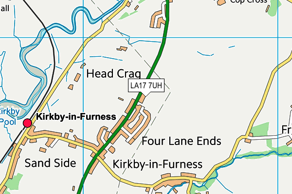 LA17 7UH map - OS VectorMap District (Ordnance Survey) LA17 7UH map - OS VectorMap District (Ordnance Survey)