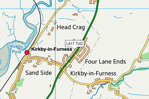 LA17 7UQ map - OS VectorMap District (Ordnance Survey) LA17 7UQ map - OS VectorMap District (Ordnance Survey)