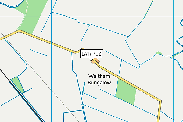 LA17 7UZ map - OS VectorMap District (Ordnance Survey) LA17 7UZ map - OS VectorMap District (Ordnance Survey)
